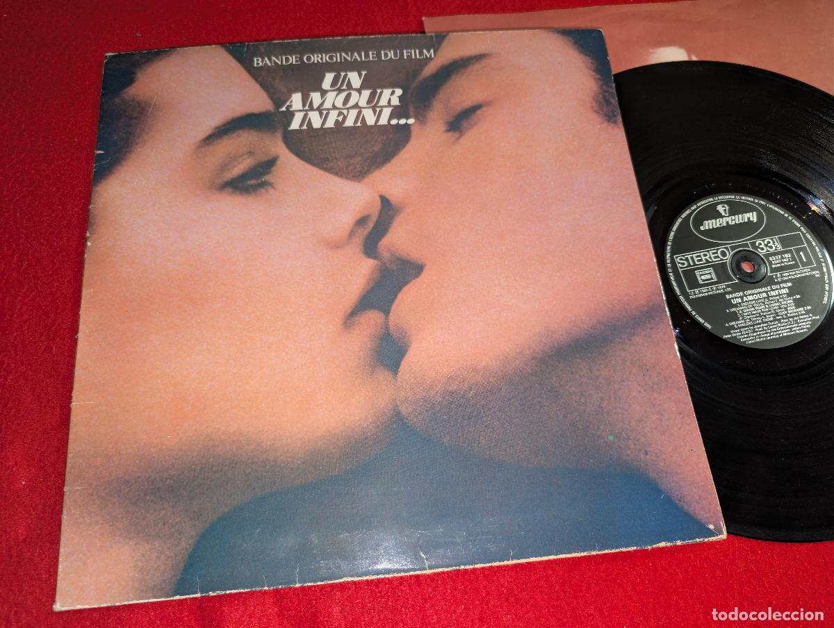 Discos de vinilo: UN AMOUR INFINI bso ost LP 1981 Mercury FRANCE FRANCIA KISS+DIANA ROSS+CLIFF RICHARD