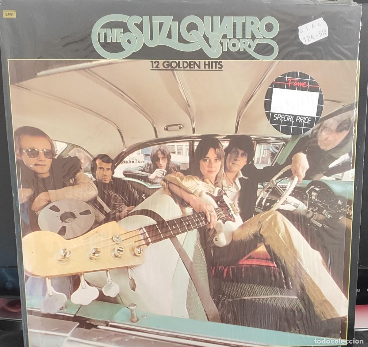 Discos de vinilo: Vinilo LP Suzi Quatro - The Story: 12 Golden Hits - Edici&oacute;n Alemana EMI Serie Fame 1C 038-15 7644 1