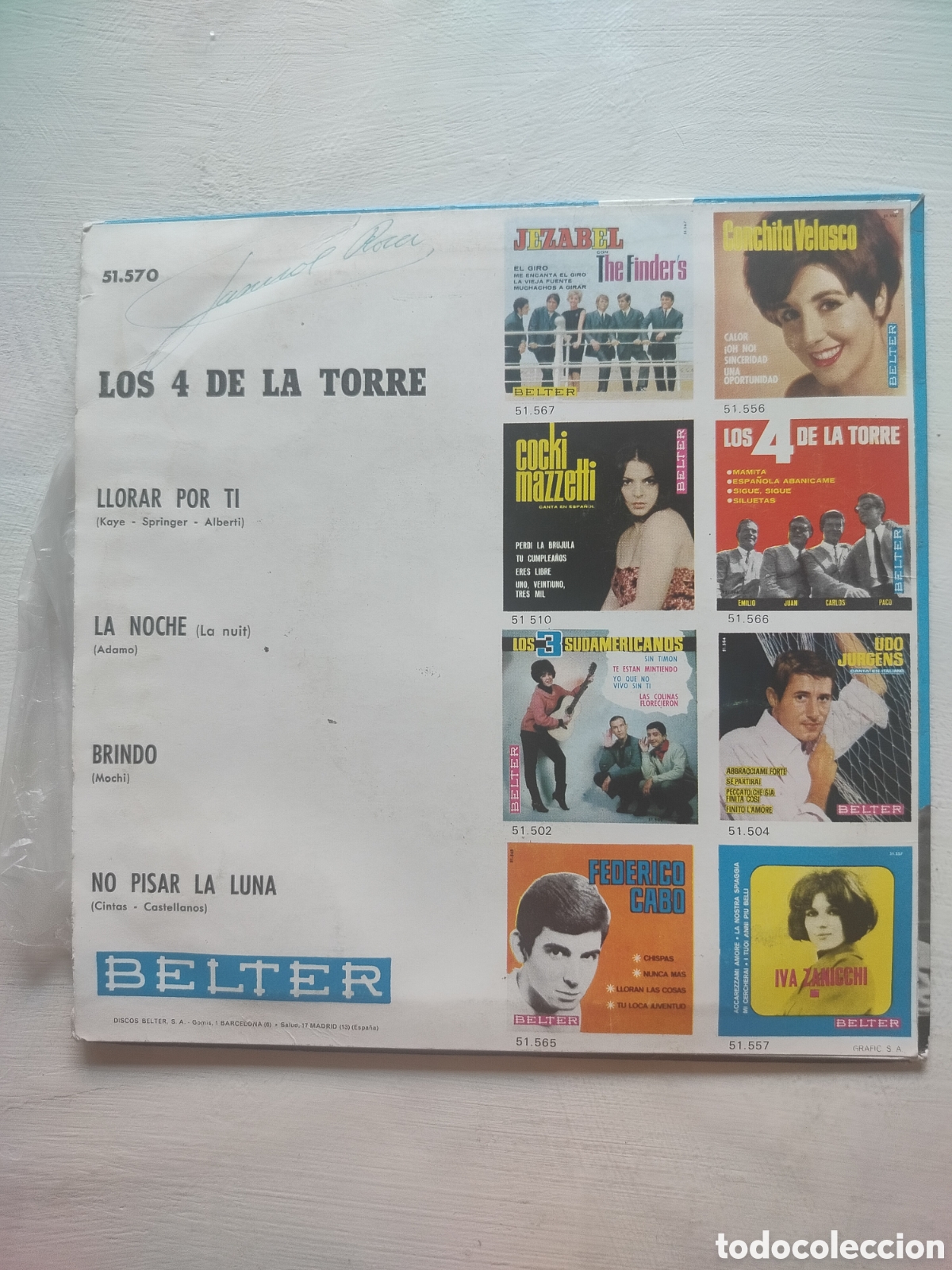 Discos de vinilo: Los 4 de la Torre EP - Foto 2
