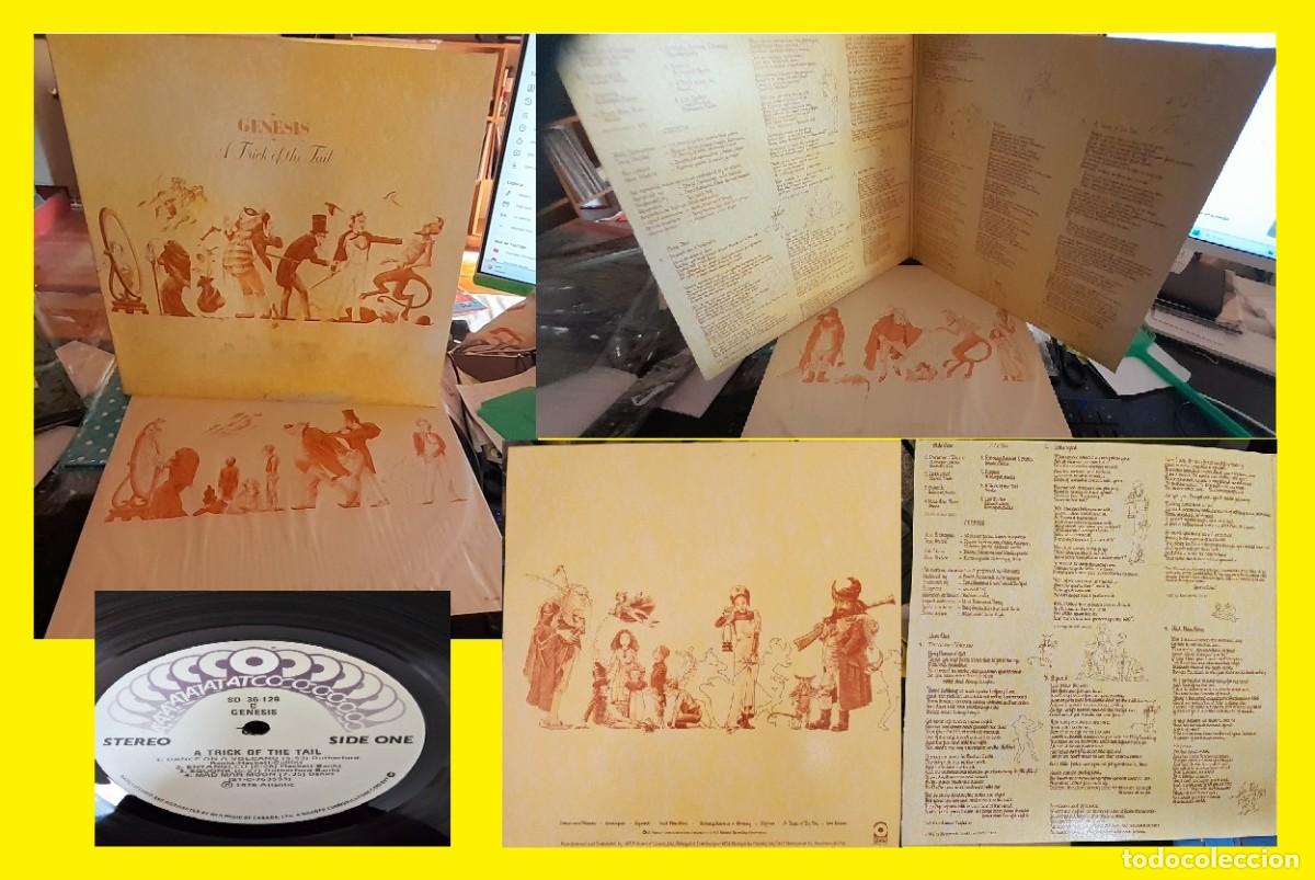 Discos de vinilo: GENESIS / A Trick of the Tail 75 - RARA COMPLET ATCO 1&ordf; EDIC ORIG USA + ENCARTE, COLLECTORS, EXC