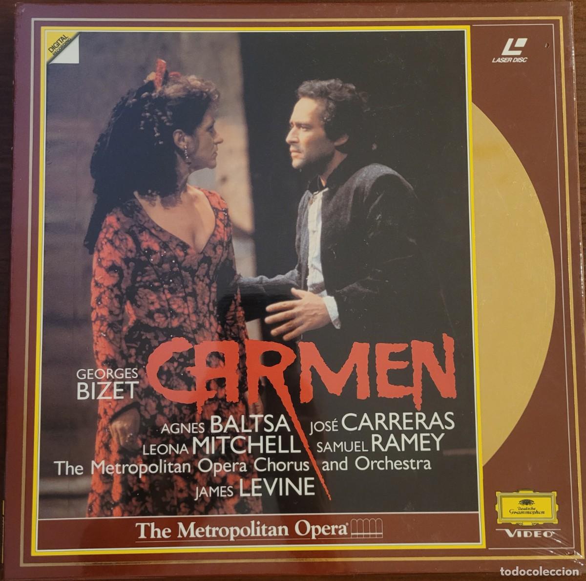 Discos de vinilo: L&aacute;ser Disc de Opera Carmen de Georges Bizet. Tiene su precinto original. Esta nuevo.
