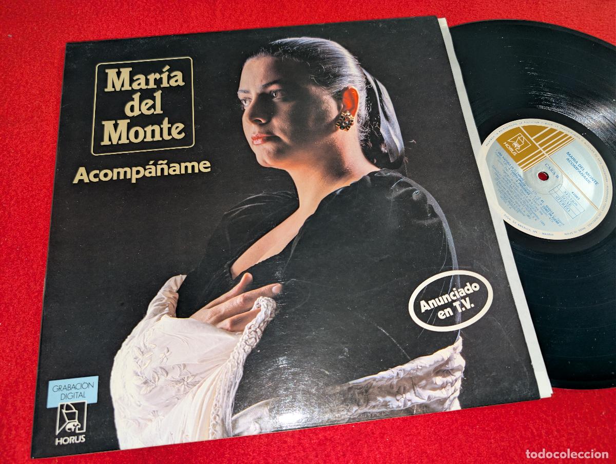 Discos de vinilo: MARIA DEL MONTE Acompa&ntilde;ame LP 1989 Horus VINILO