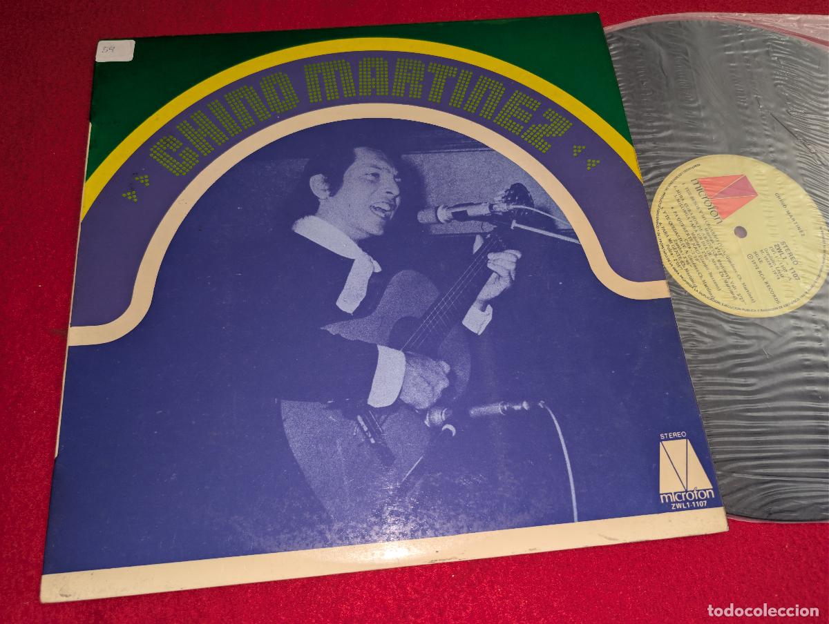 Discos de vinilo: CHINO MARTINEZ Chino Martinez LP 1974 Microfon ESPA&Ntilde;A SPAIN RARO