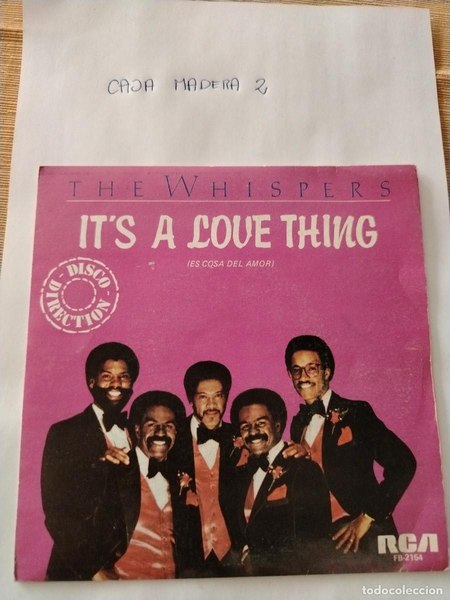 Discos de vinilo: Single vinilo the whispers it's a love thing