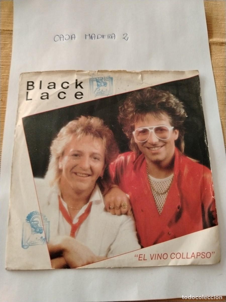 Discos de vinilo: Single vinilo black lace el vino collapso