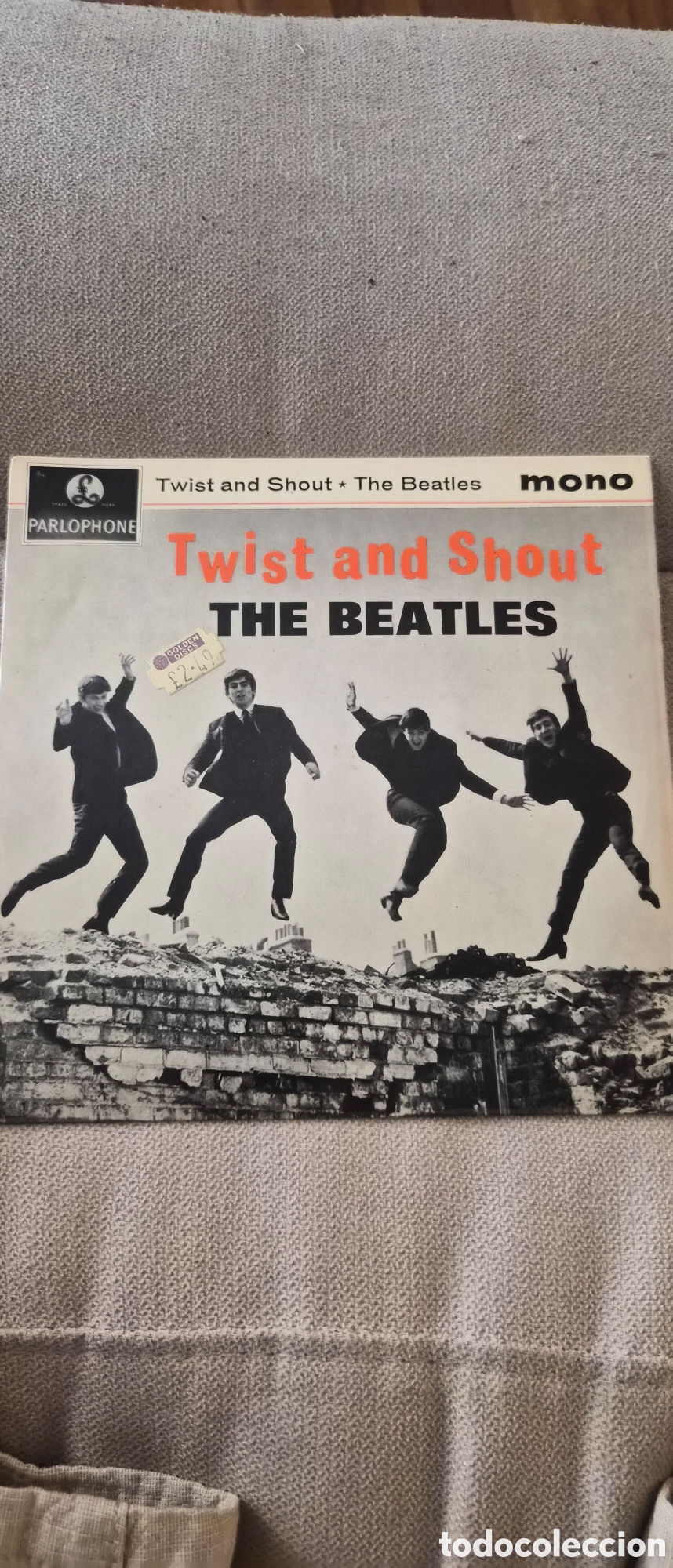 Discos de vinilo: Vinilo 45 rpm THE BEATLES &ndash; TWIST AND SHOUT (EP ORIGINAL PARLOPHONE GEP 8882 - 1963)