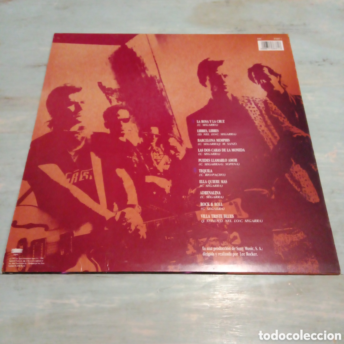 Discos de vinilo: LOS REBELDES - LA ROSA Y LA CRUZ - LP - Foto 2