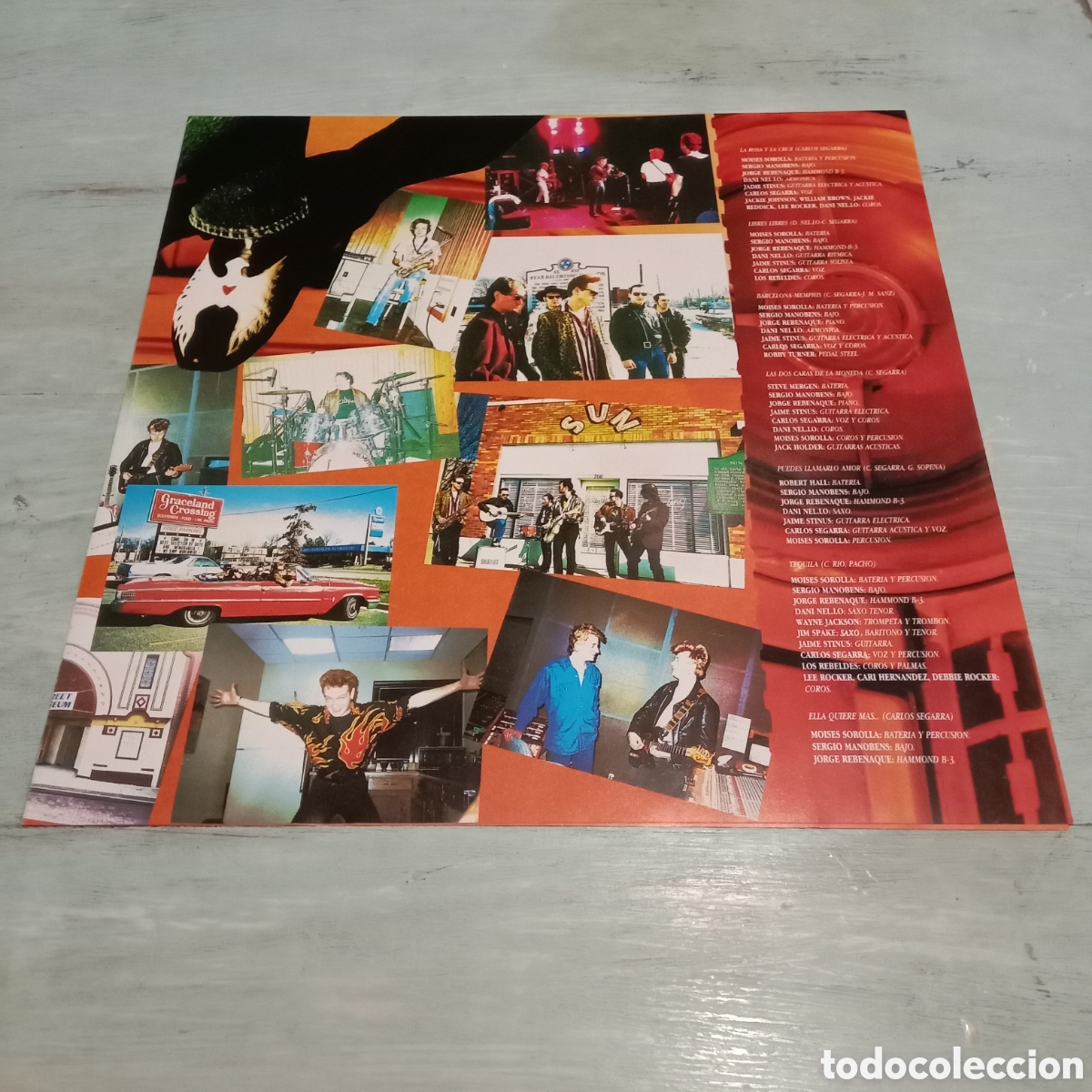 Discos de vinilo: LOS REBELDES - LA ROSA Y LA CRUZ - LP - Foto 4