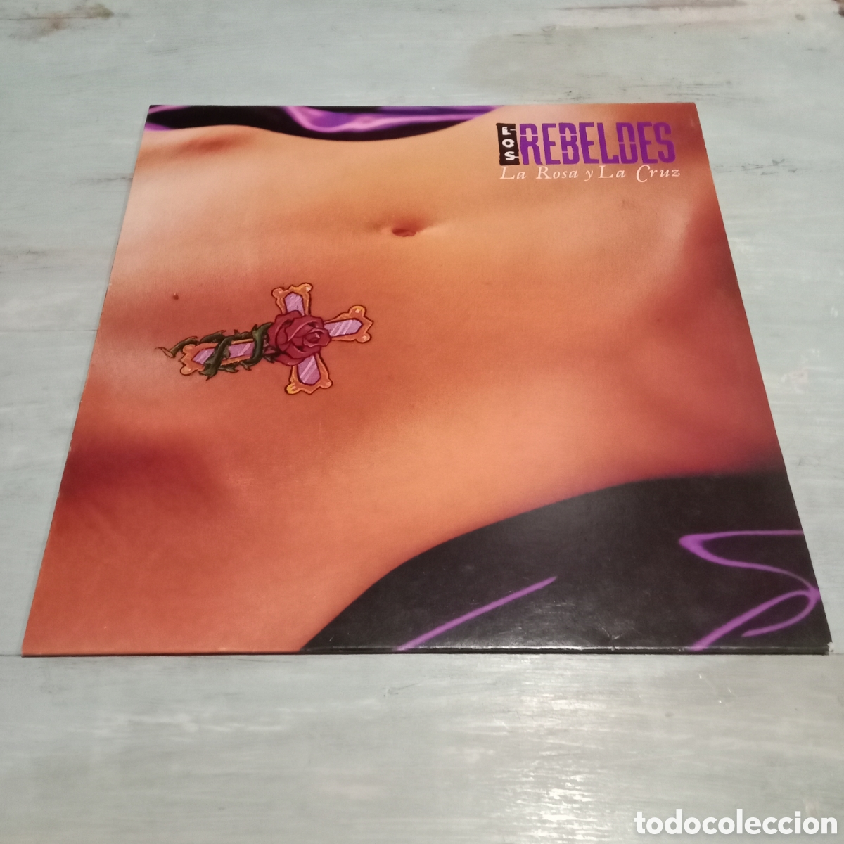 Discos de vinilo: LOS REBELDES - LA ROSA Y LA CRUZ - LP
