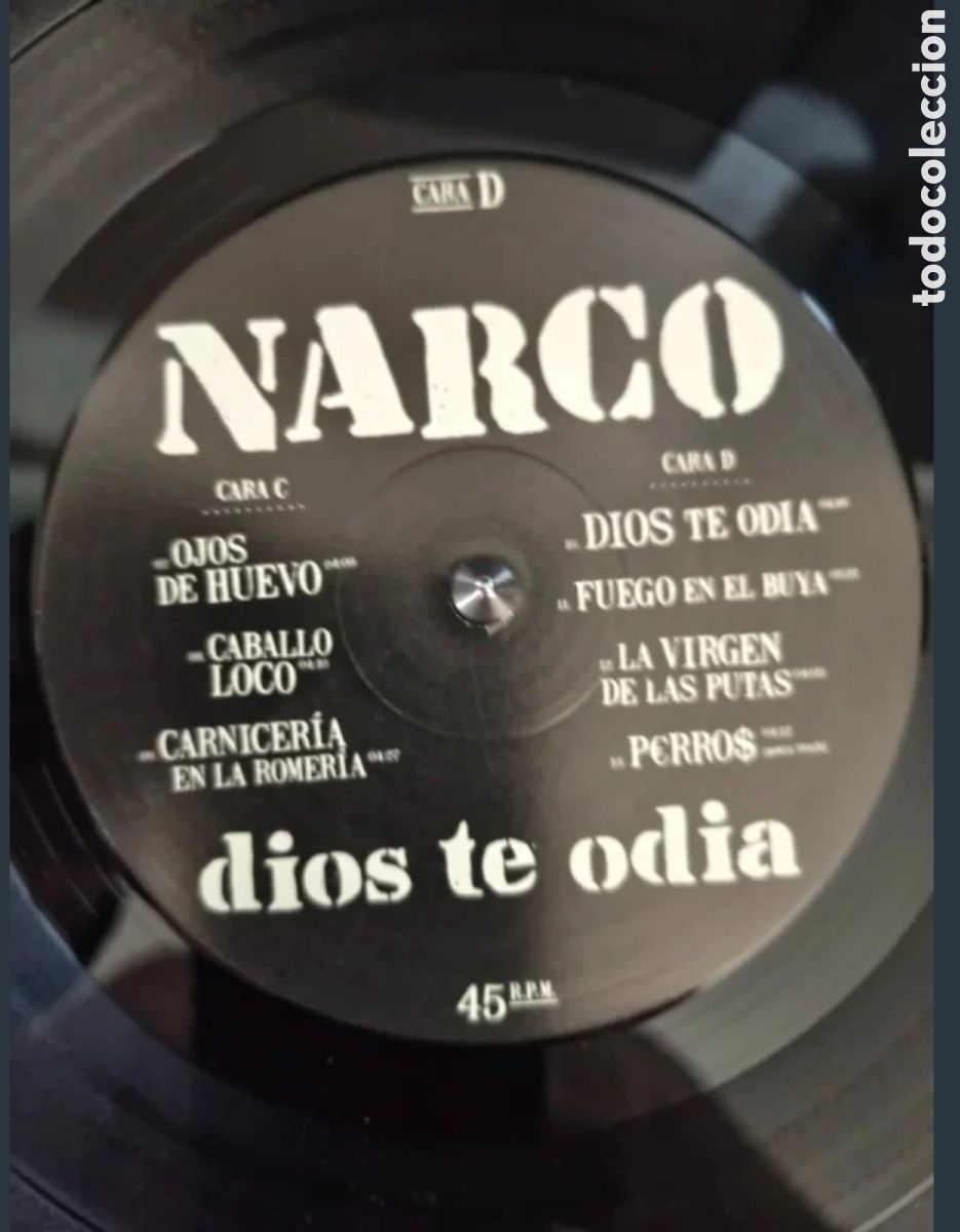 Discos de vinilo: Narco: Dios te Odia 2Lps poster.. - Foto 5