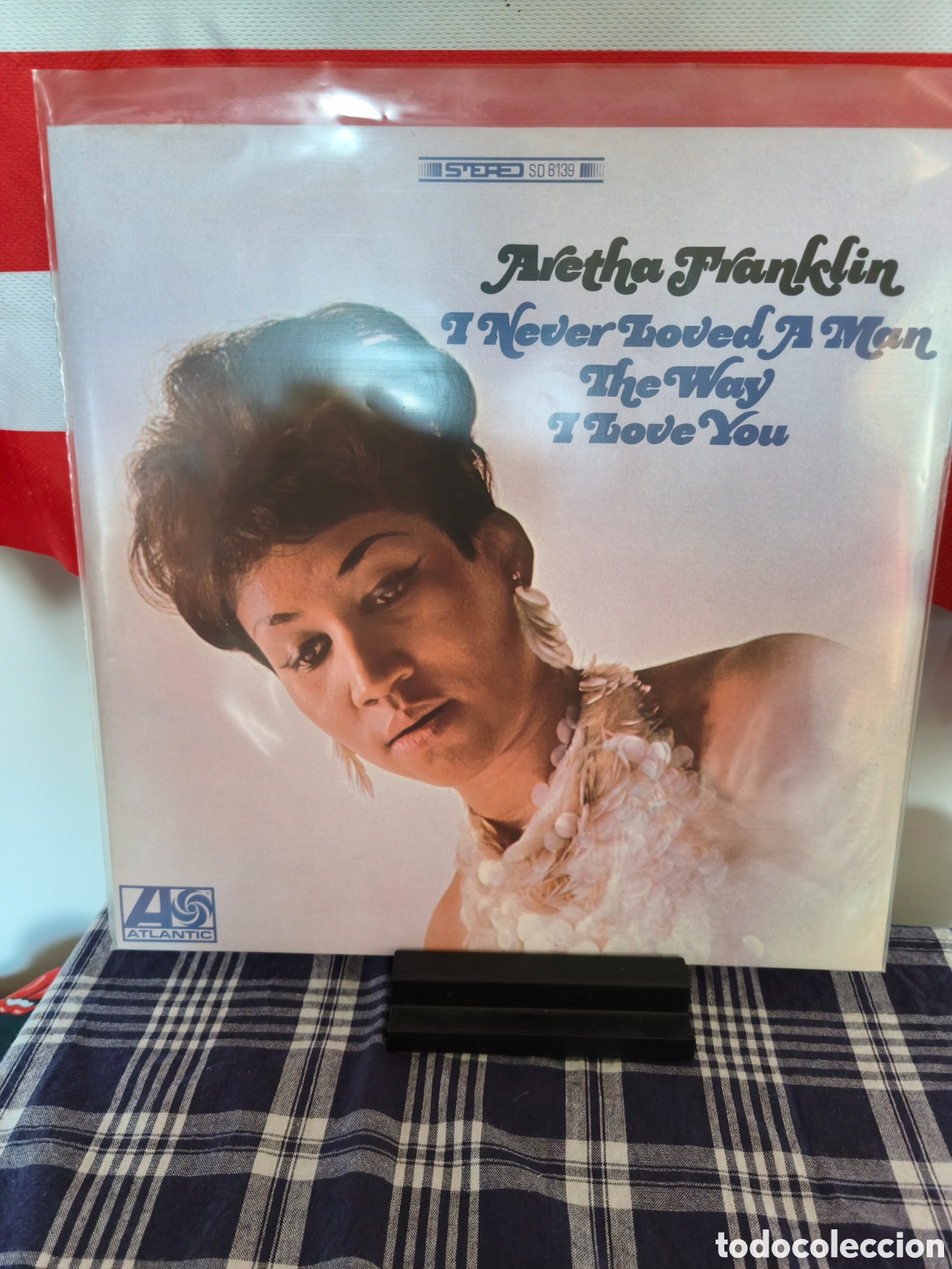 Discos de vinilo: Aretha Franklin: I Never Loved A Man The Way I Love You