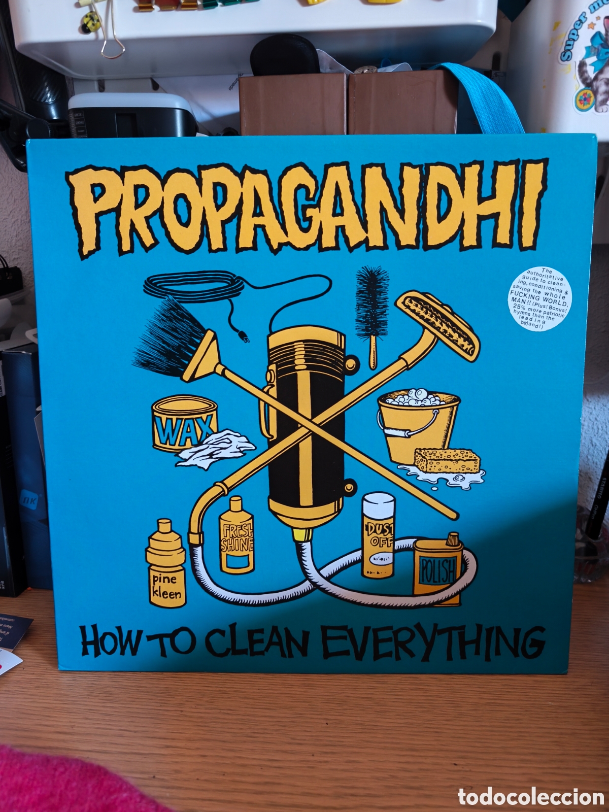 Discos de vinilo: Propagandhi - how to clean everything LP