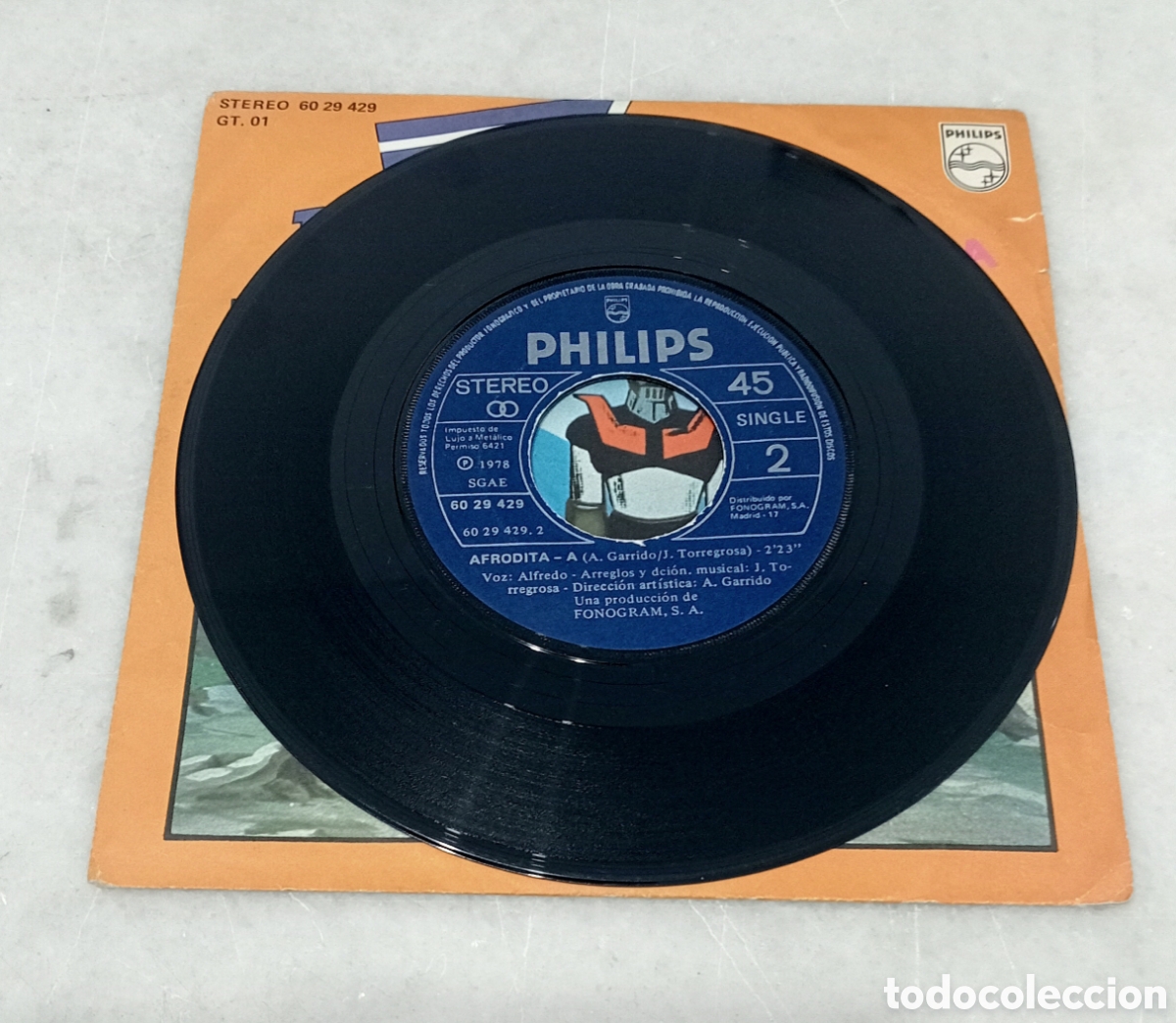 Discos de vinilo: Single vinilo Mazinger Z - Foto 2