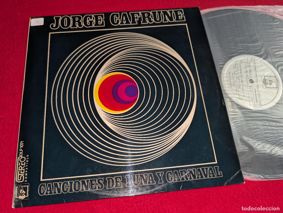 Discos de vinilo: JORGE CAFRUNE Canciones de luna y carnaval LP 1973 Diresa ESPA&Ntilde;A SPAIN