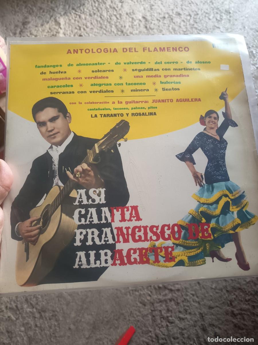 Discos de vinilo: DISCO ASI CANTA FRANCISCO DE ALBACETE LP