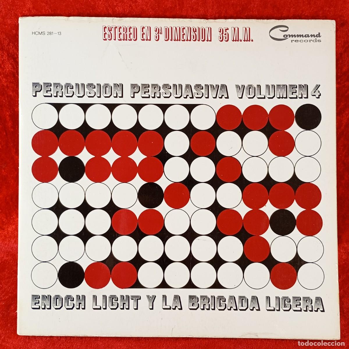 Discos de vinilo: PERCUSION PERSUASIVA VOLUMEN 4 - ENOCH LIGHT Y LA BRIGADA LIGERA - LP VINILO - DISCO / 137