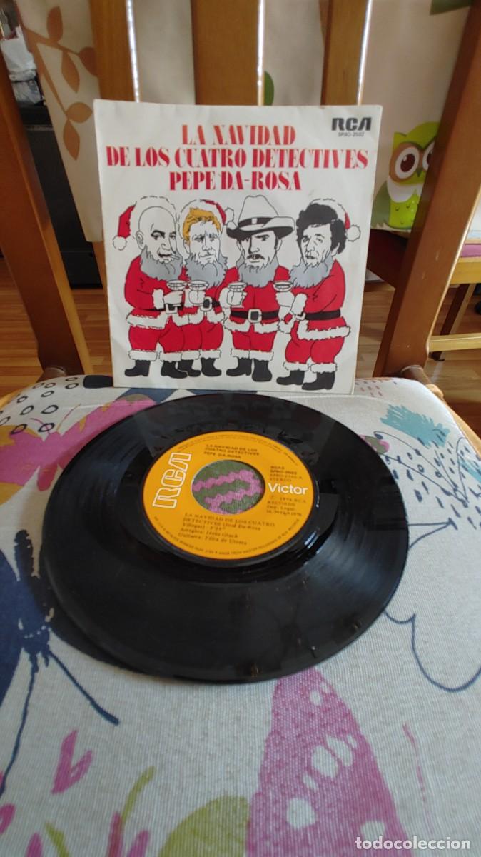 Discos de vinilo: PEPE DA ROSA-SINGLE LA NAVIDAD DE LOS 4 DETECTIVES
