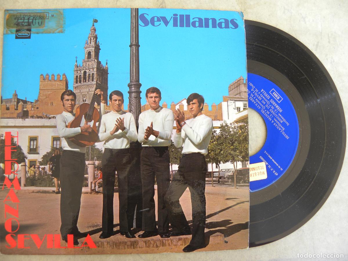 Discos de vinilo: HERMANOS SEVILLA -SEVILLANAS -EP 1971 PROMO -PEDIDO MINIMO 3 EUROS