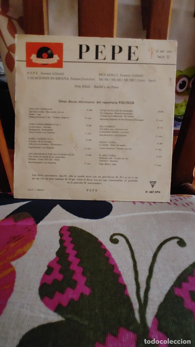Discos de vinilo: Fritz Schultz-EP PEPE +3 - Foto 2
