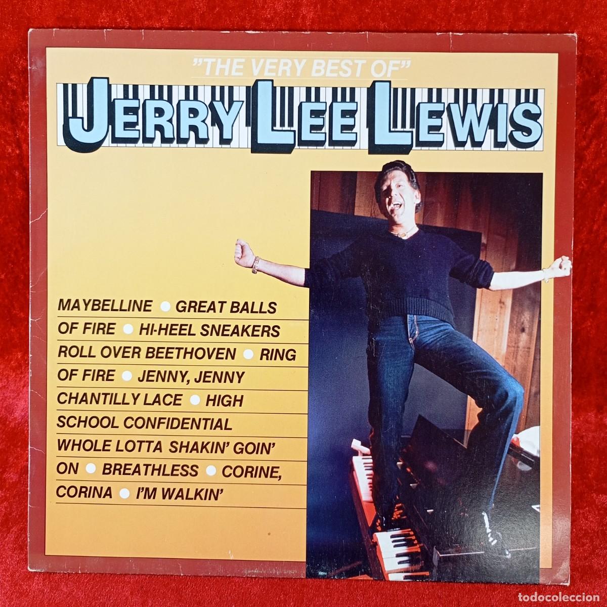 Discos de vinilo: THE VERY BEST OF JERRY LEE LEWIS - H0 3 - LP VINILO - DISCO / 176