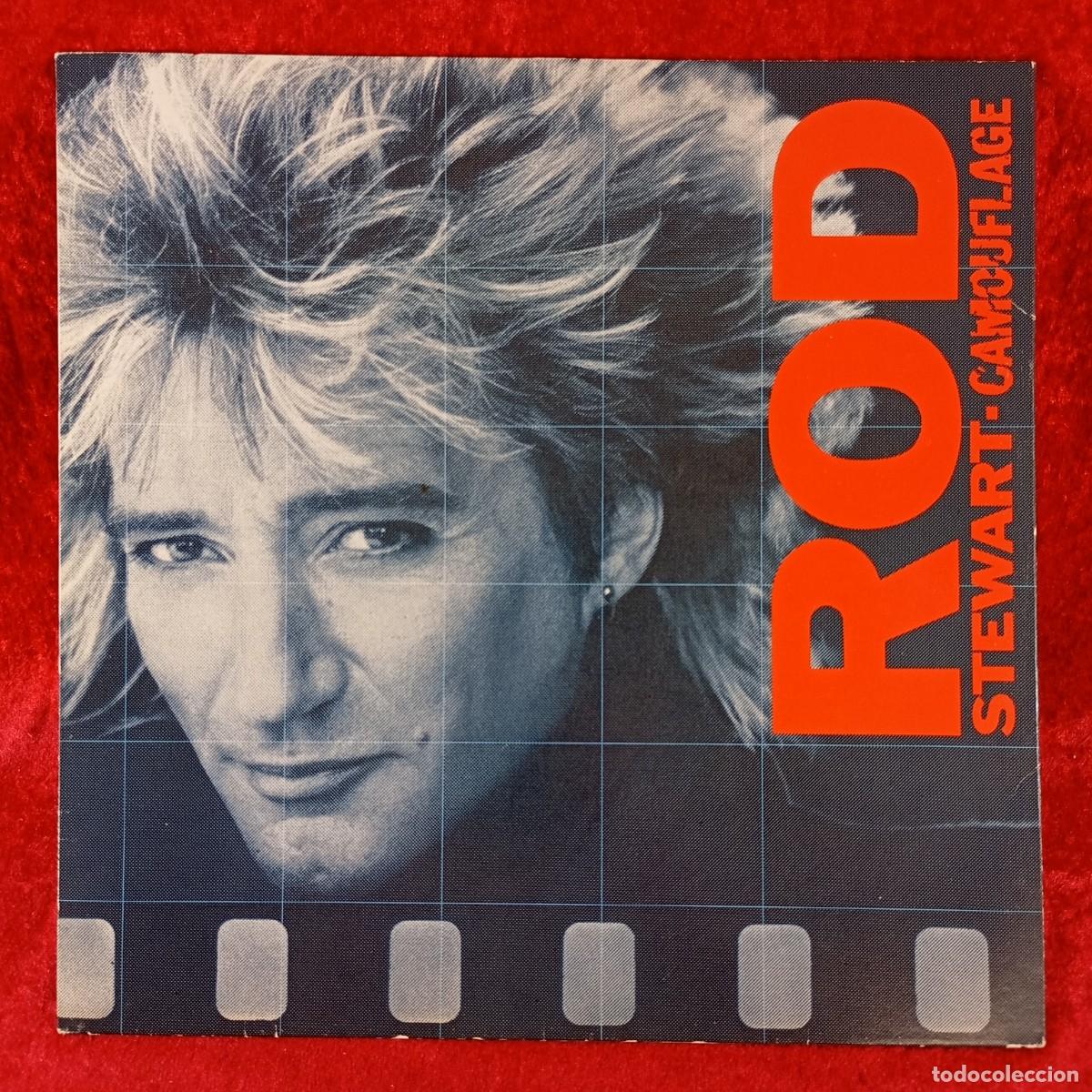 Discos de vinilo: ROD STEWART - CAMOUFLAGE - L 92 5095-1 - LP VINILO - DISCO / 177