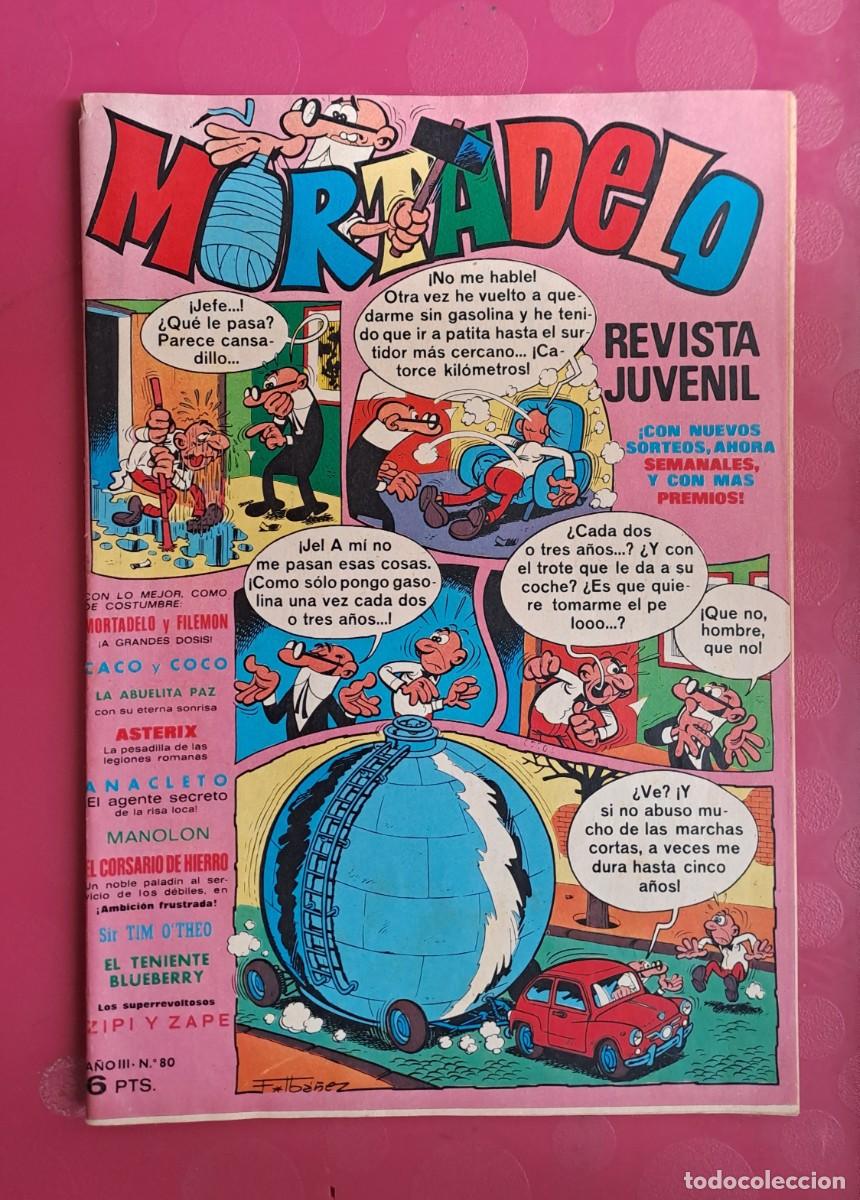 Discos de vinilo: MORTADELO. A&Ntilde;O III N&ordm; 80 EDITORIAL BRUGUERA, 1972