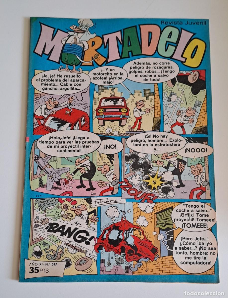 Discos de vinilo: MORTADELO. A&Ntilde;O XI N&ordm; 517 EDITORIAL BRUGUERA, 1980