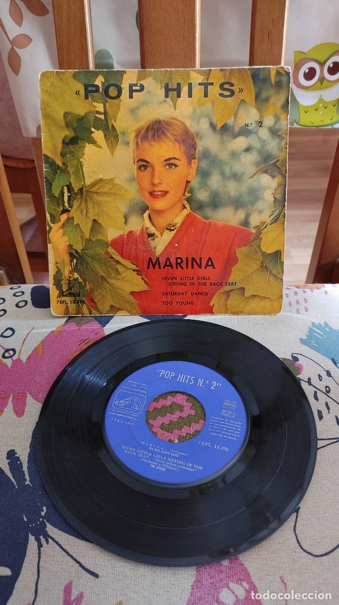 Discos de vinilo: POP HITS N&ordm; 2-EP MARINA +3 - Foto 1