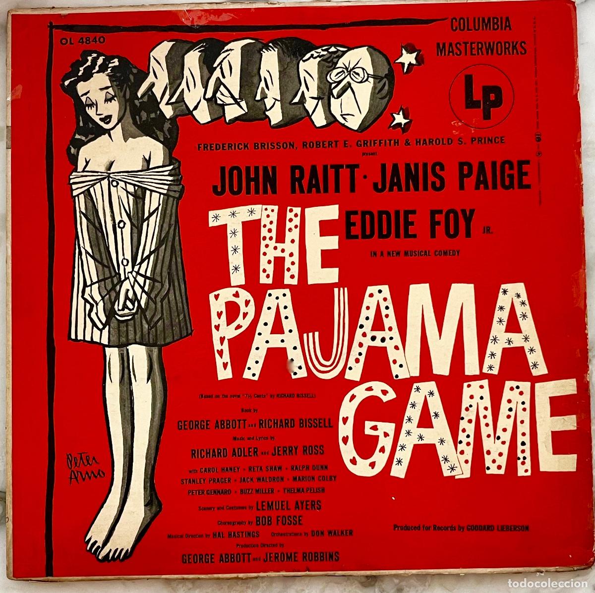 Discos de vinilo: THE PAJAMA GAME. JOHN RAITT. JANIS PAIGE. EDDIE FOY. MUSICAL COMEDY. LP ORIGINAL USA