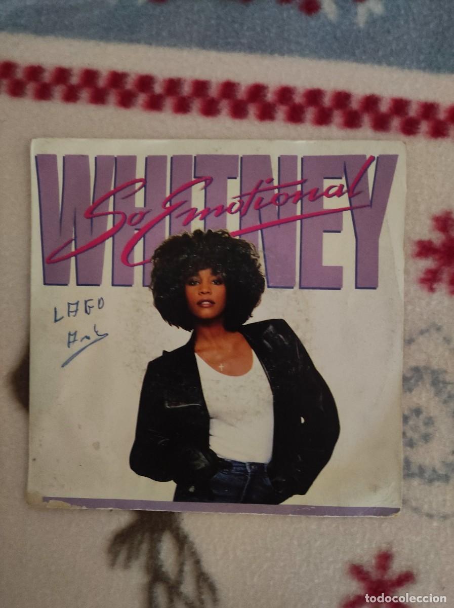 Discos de vinilo: Whitney houston - so emotional (single 7&rdquo; 1987 - arista)