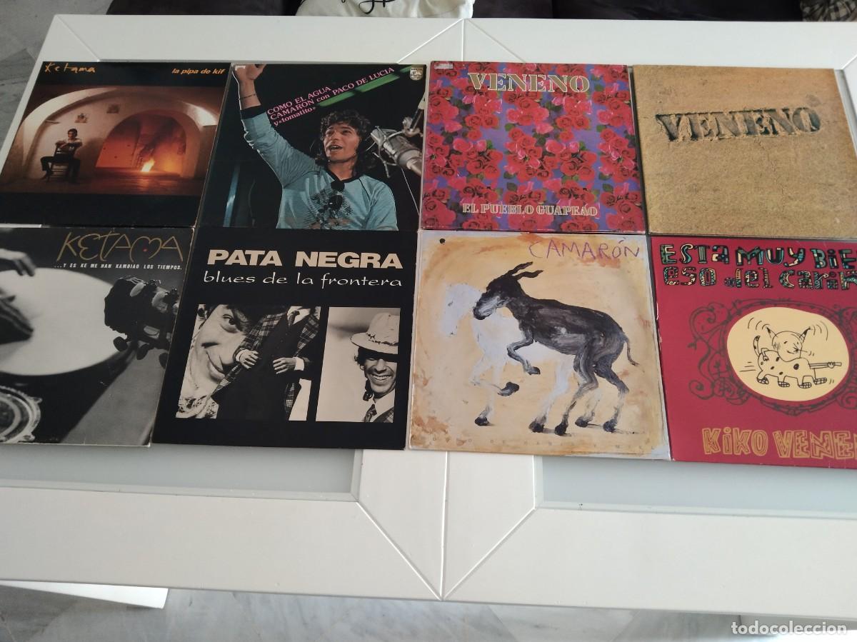 Discos de vinilo: ESPECTACULAR LOTE PACK LPS VINILOS FLAMENCO - VENENO, CAMAR&Oacute;N, PATA NEGRA, KETAMA, AMADOR, KIKO !!!!