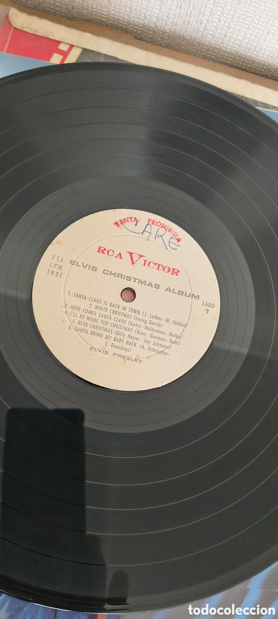 Discos de vinilo: Elvis Christmas Album Vinilo promocional Peru