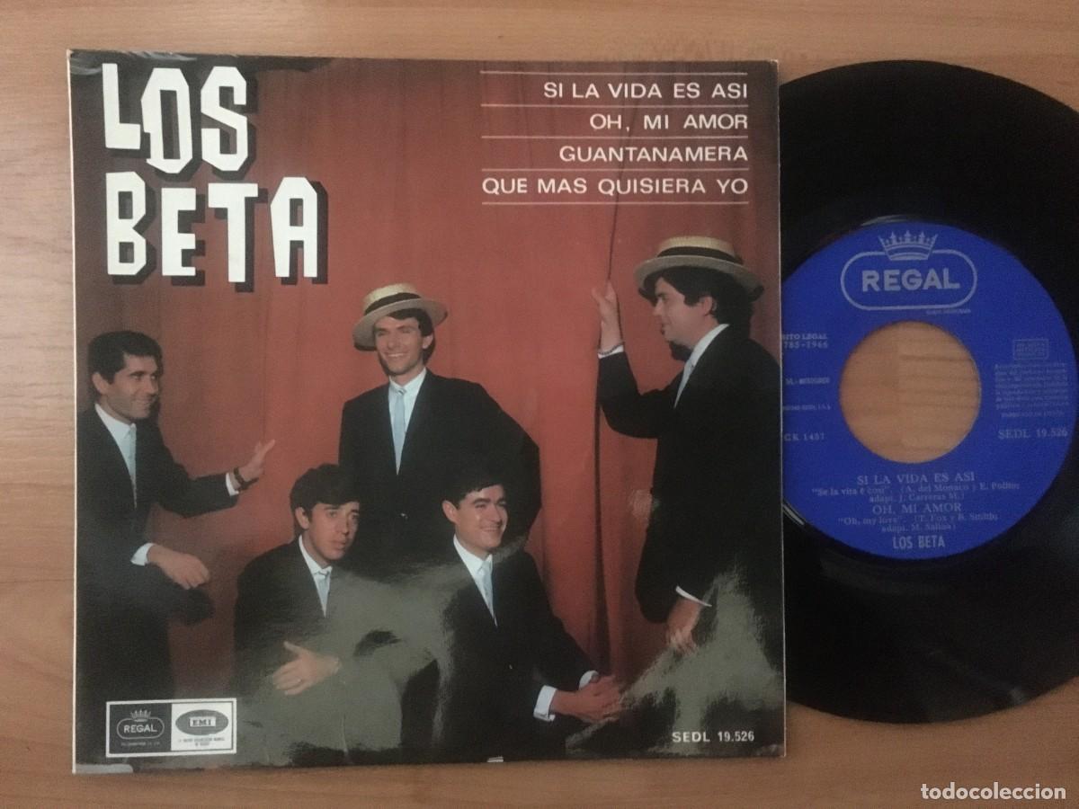 Discos de vinilo: LOS BETA `Si la vida es asi` EP 1966 Regal. Spanish Beat