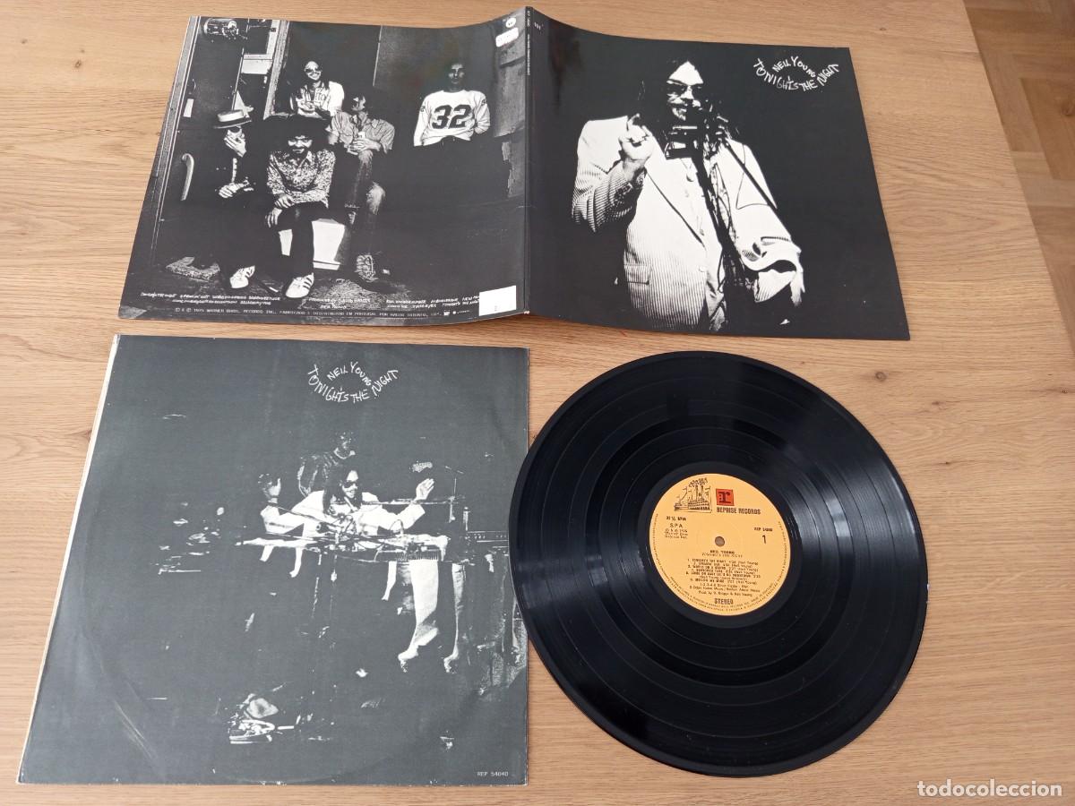 Discos de vinilo: JOYA LP. NEIL YOUNG / TONIGHTS THE NIGHT / A&Ntilde;O 1975 / SELLO REPRISE 54044 / GATEFOLD / CON INSERTO.