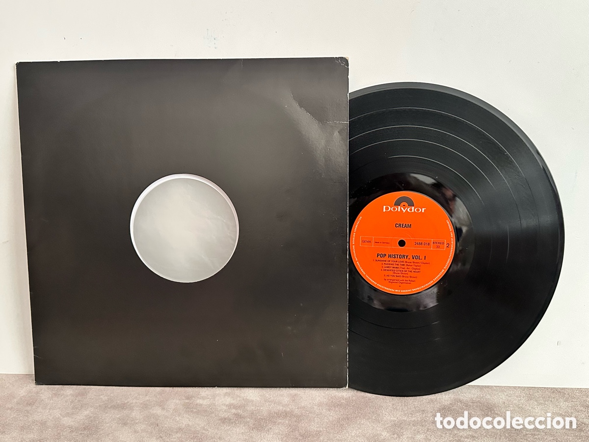 Disques de vinyle: VINILO POP HISTORY CREAM Vintage