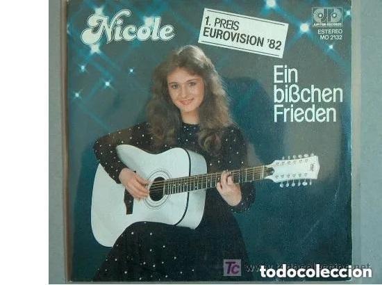 Discos de vinilo: NICOLE - EIN BIBCHEN FRIEDEN -PRIMER PREMIO EUROVISION 1982