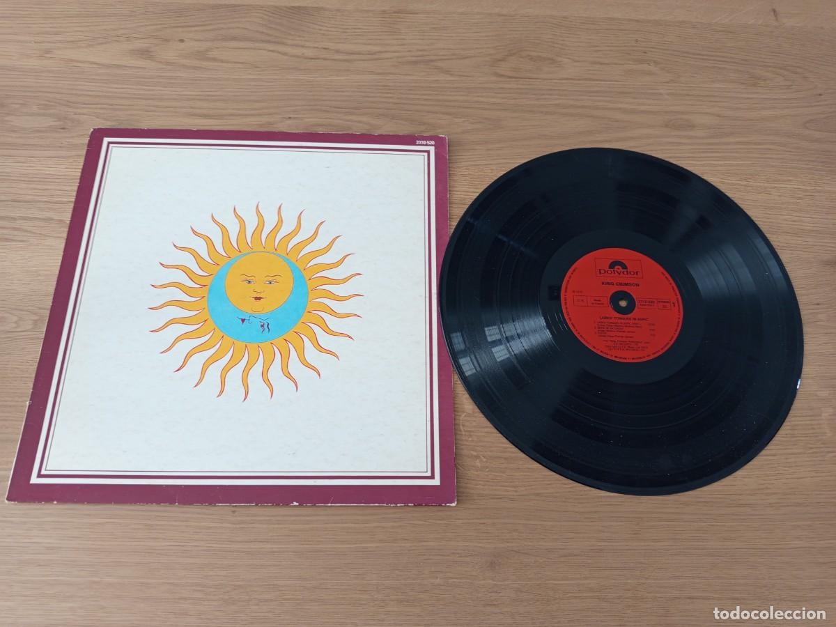 Discos de vinilo: GENIAL LP. KING CRIMSON / LARKS&acute; TONGUES IN ASPIC / SELLO POLYDOR 2310 520 / A&Ntilde;O 1973 / FRANCIA.