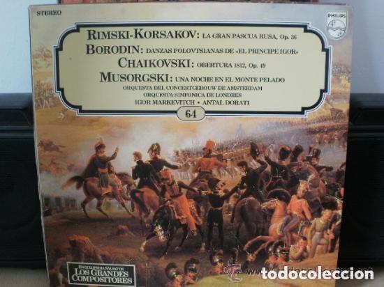 Discos de vinilo: RIMSKI-KORSAKOV BORODIN CHAIKOVSKI MUSORGSKI