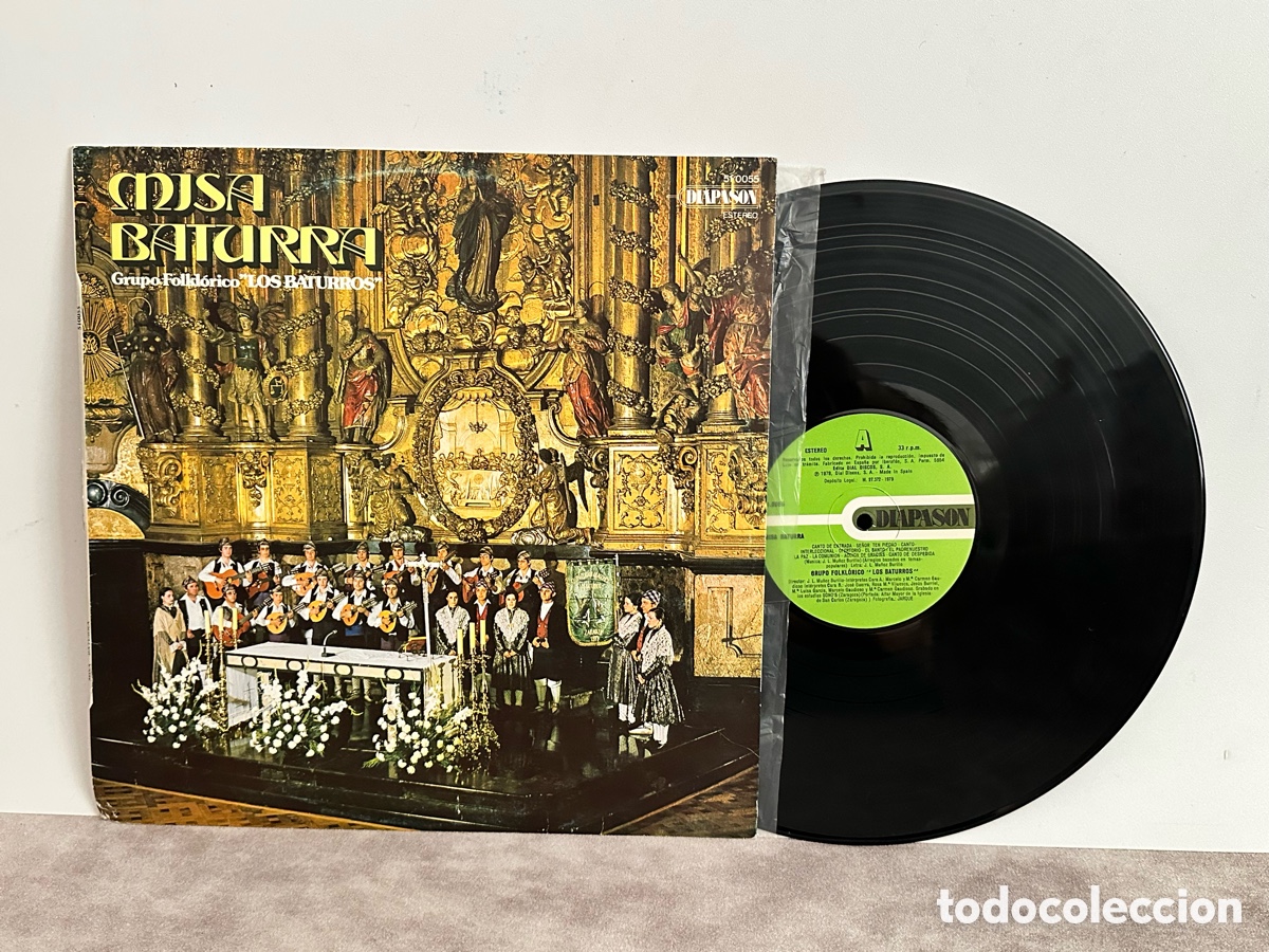 Discos de vinilo: Vinilo MISA BATURRA Grupo Folkl&oacute;rico LOS BATURROS vintage