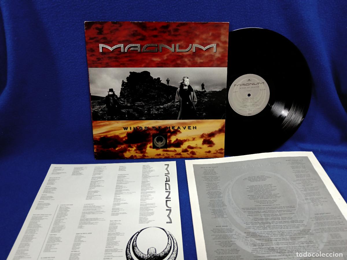 Discos de vinilo: MAGNUM - WINGS OF HEAVEN - LP printed in netherlands 1988 - CON INNER CON LETRAS DE CANCIONES