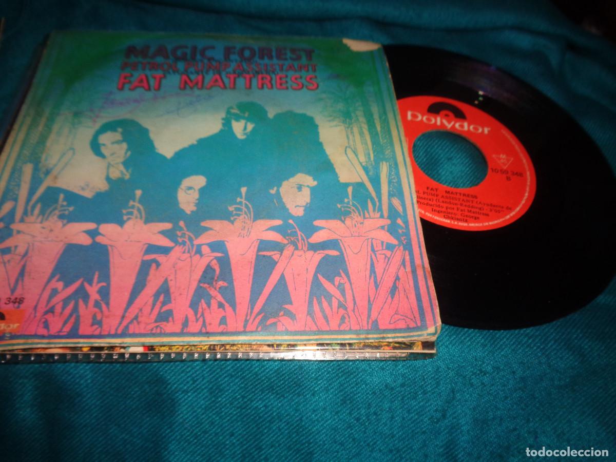 Discos de vinilo: FAT MATTRESS. MAGIC FOREST / PETROL PUMPASSISTANT. POLYDOR, 1970. GERMANY