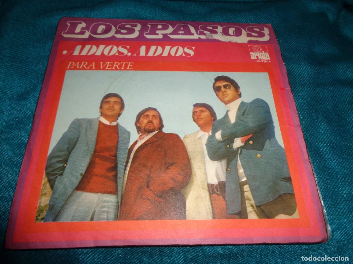 Discos de vinilo: LOS PASOS. ADIOS, ADIOS / PARA VERTE. ARIOLA, 1971. IMPECABLE - Foto 1