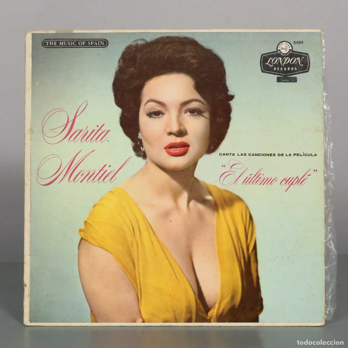 Discos de vinilo: LP. Canta Las Canciones De La Pel&iacute;cula El &Uacute;ltimo Cupl&eacute; - Sarita Montiel
