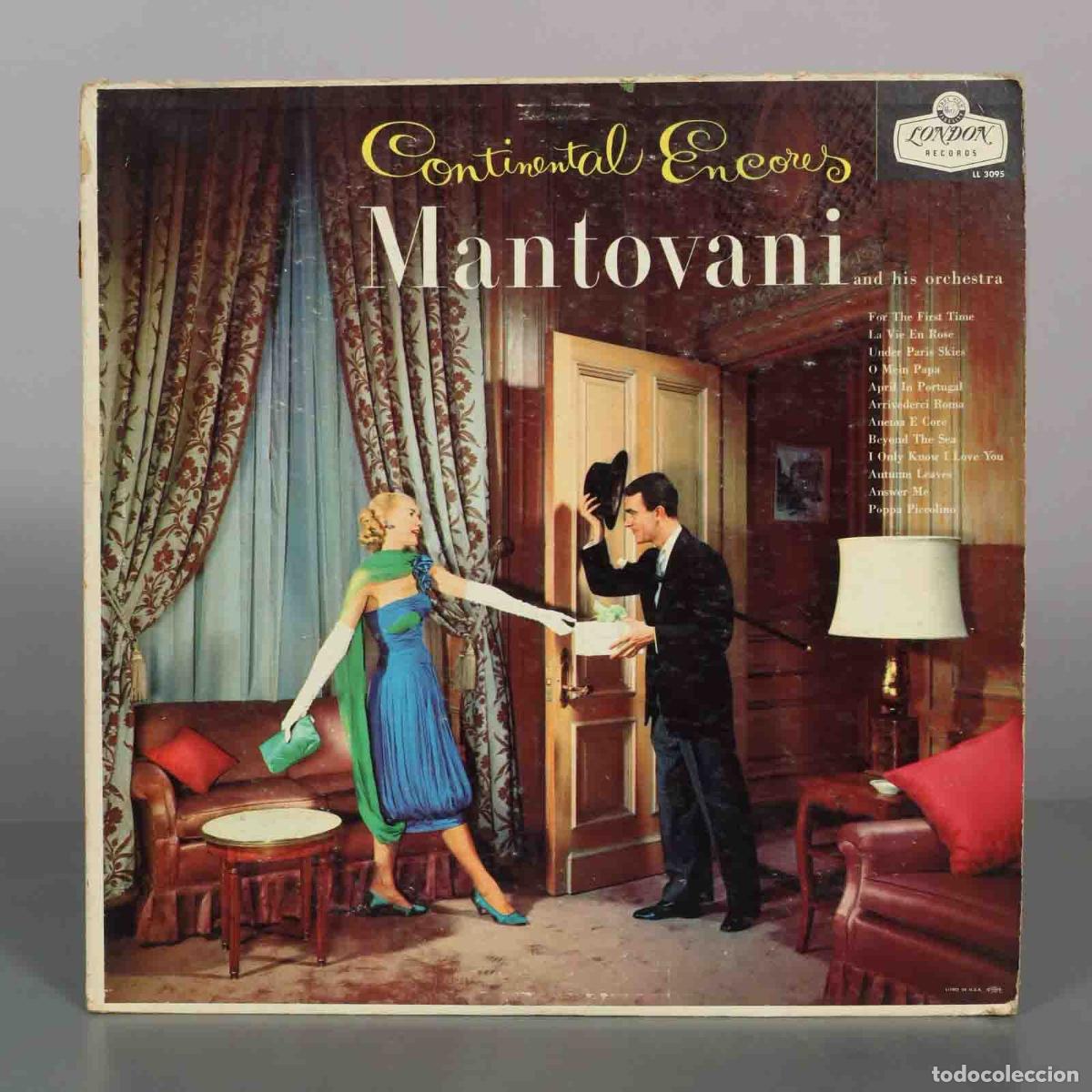 Discos de vinilo: LP. Continental Encores - Mantovani and his orchestra