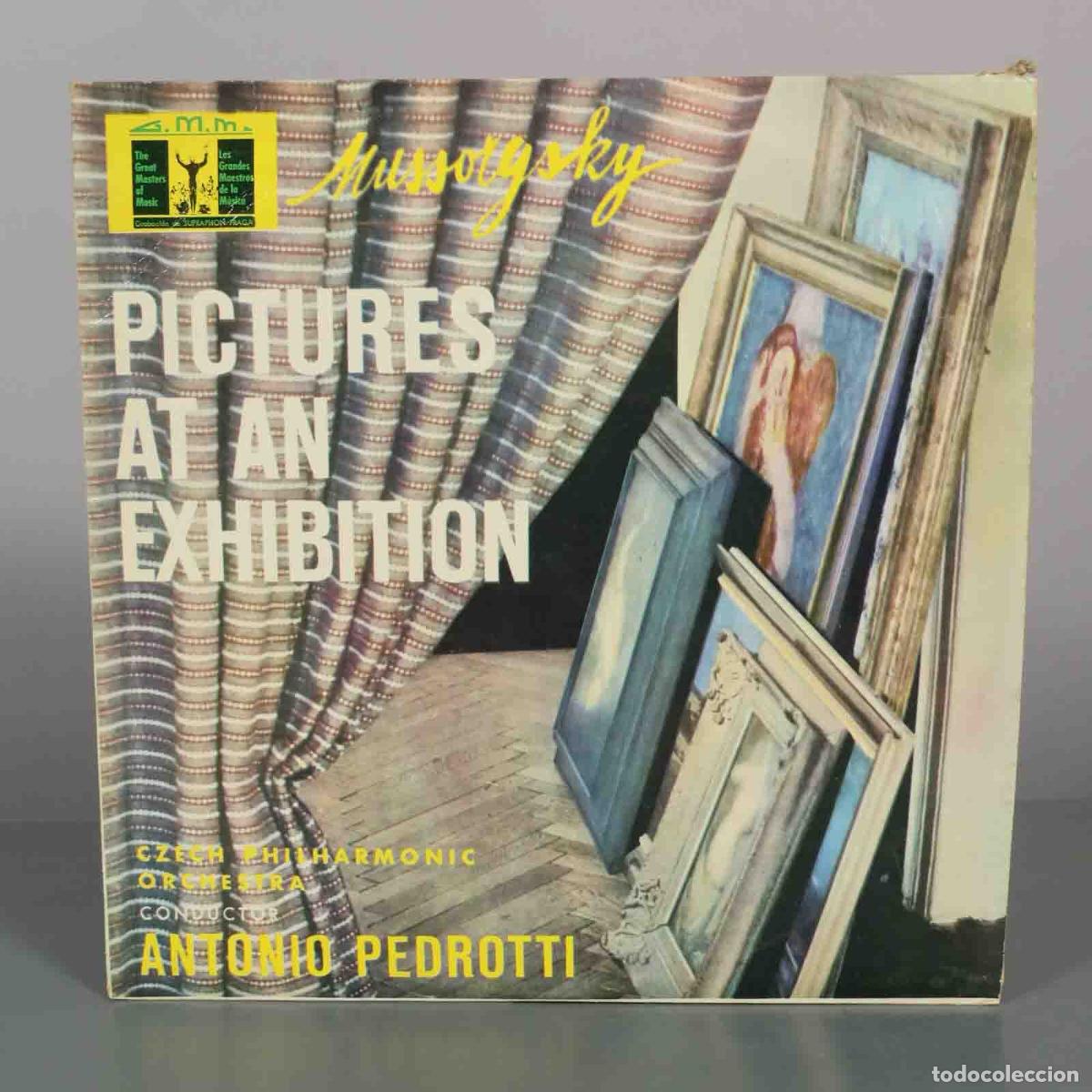Discos de vinilo: LP. Pictures at an Exhibition - Mussorgsky - Czech Philharmonic Orchestra, Antonio Pedrotti