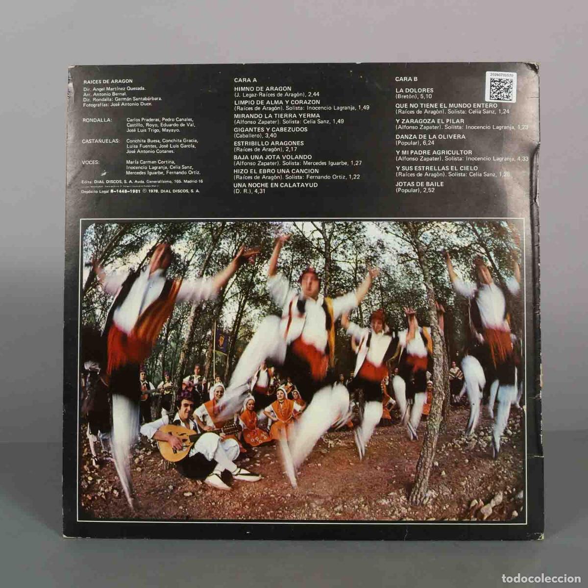 Discos de vinilo: LP. Raices de Aragon - Foto 2