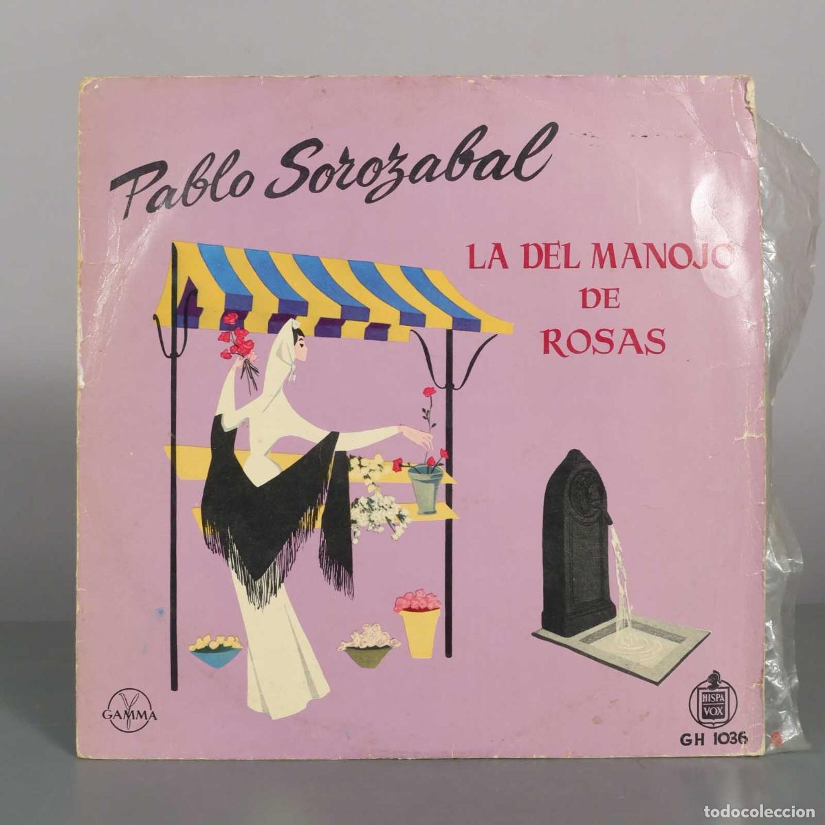 Discos de vinilo: LP. La del manojo de rosas - Pablo Soroz&aacute;bal - Foto 1