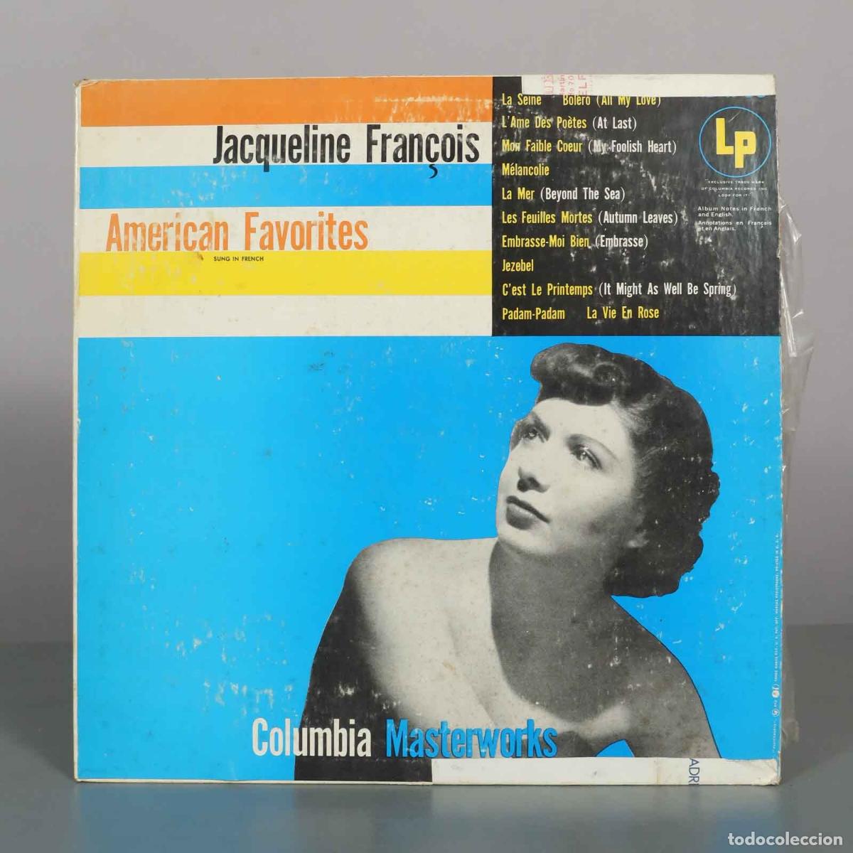 Discos de vinil: LP. American Favorites - Jacqueline Fran&ccedil;ois