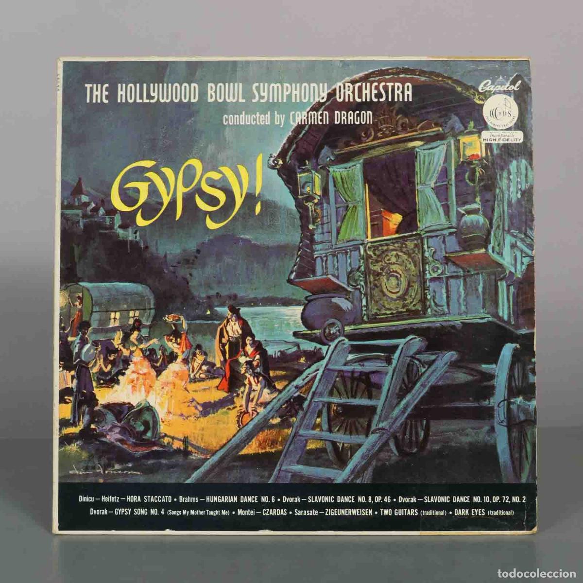 Discos de vinil: LP. The Hollywood Bowl Symphony Orchestra, Carmen Dragon - Gypsy!