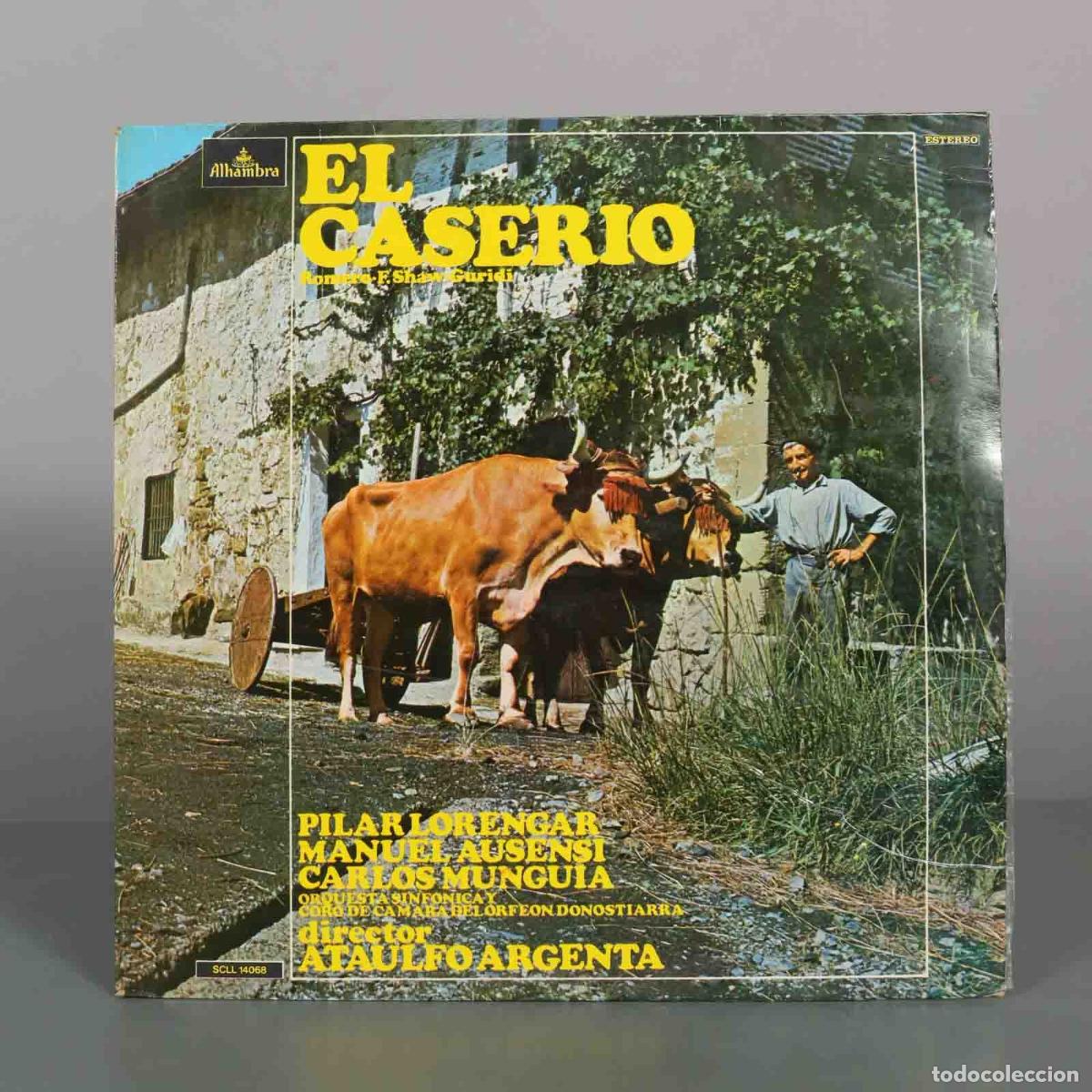 Discos de vinilo: LP. El Caser&iacute;o - Jes&uacute;s Guridi - Federico Romero, Guillermo Fern&aacute;ndez-Shaw, Pilar Lorengar, Manuel A